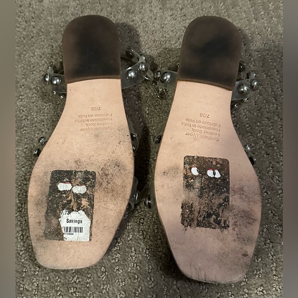 Jeffrey Campbell Calath Clear with Silver Size 7 - Picture 2 of 3